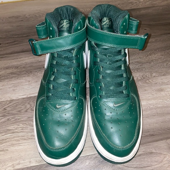 2003 Nike Air Force 1 Mid Black Forest | White - Picture 3 of 10